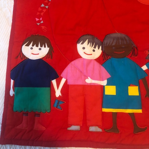 Adorable Vintage Children’s Wall Tapestry - Picture 2 of 6